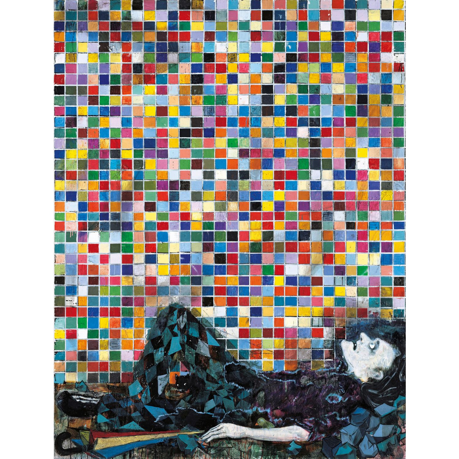 Daniel Richter – Ferbenlaare 2005 Öl auf Leinwand 218 x 168-cm