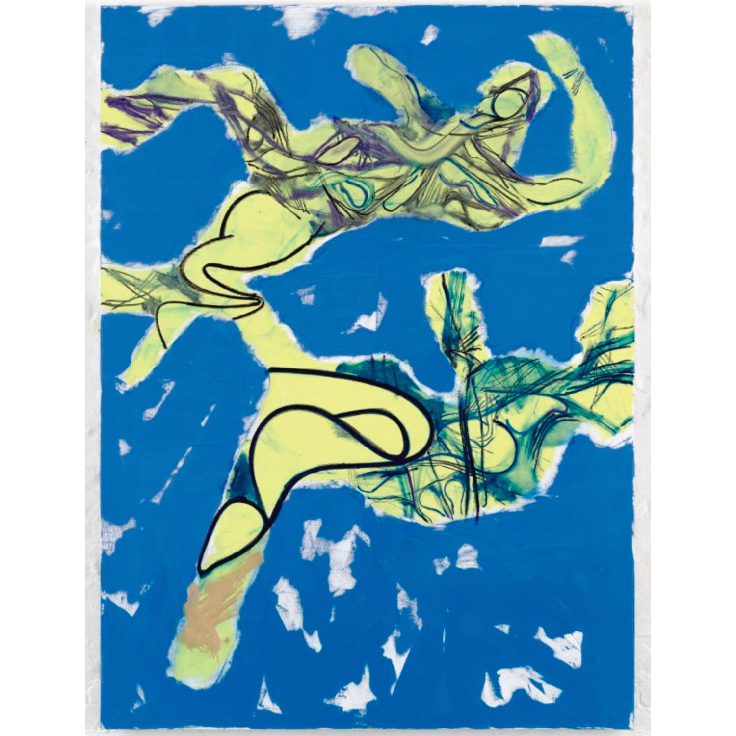Daniel Richter Klars der Wollende 2025 Öl auf Leinwand 230 x 170 cm
